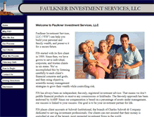 Tablet Screenshot of faulknerinvest.com